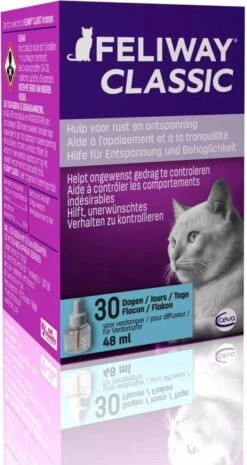 Feliway Classic - Navulling - 48 Ml - Anti-stress Kat -Kattenbenodigdheden Winkel 638x1200