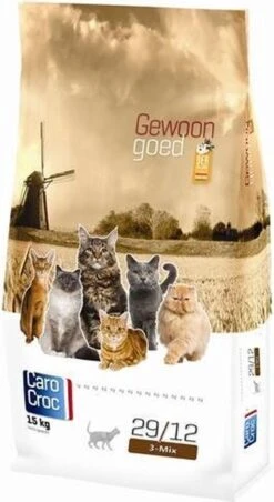 Carocroc Kat 3-Mix Adult - Gevogelte/Rund - Kattenvoer - 7 Kg -Kattenbenodigdheden Winkel 656x1200 3