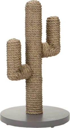 Designed By Lotte Houten Cactus - Krabpaal - Taupe - 35 X 35 X 60 Cm -Kattenbenodigdheden Winkel 661x1200 2