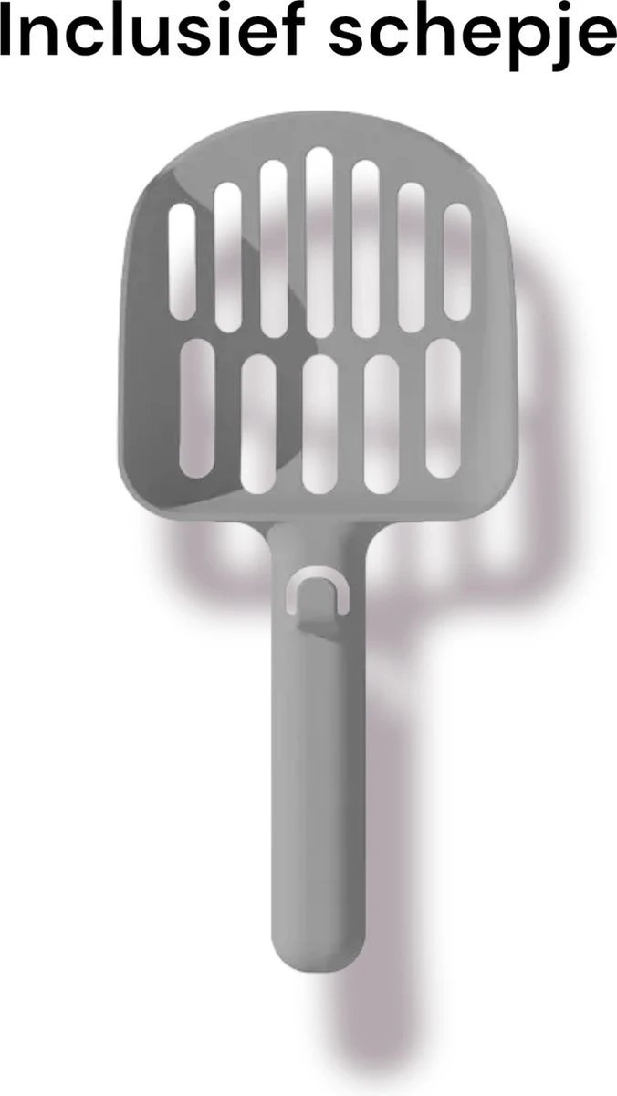 Merkloos Kattenbak - Zwart - Open - Incl. Schep - Modern - Hip - Trendy - Design Kattenbak 3 Merkloos Kattenbak - Zwart - Open - Incl. Schep - Modern - Hip - Trendy - Design Kattenbak - Afbeelding 3