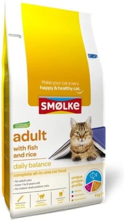 Smolke Adult Fish & Rice 4 Kg - Kat