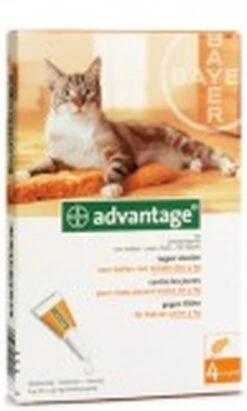 Bayer Advantage 40 Tegen Vlooien - <4kg - 4 X 0,4 Ml - Adult -Kattenbenodigdheden Winkel 722x1200