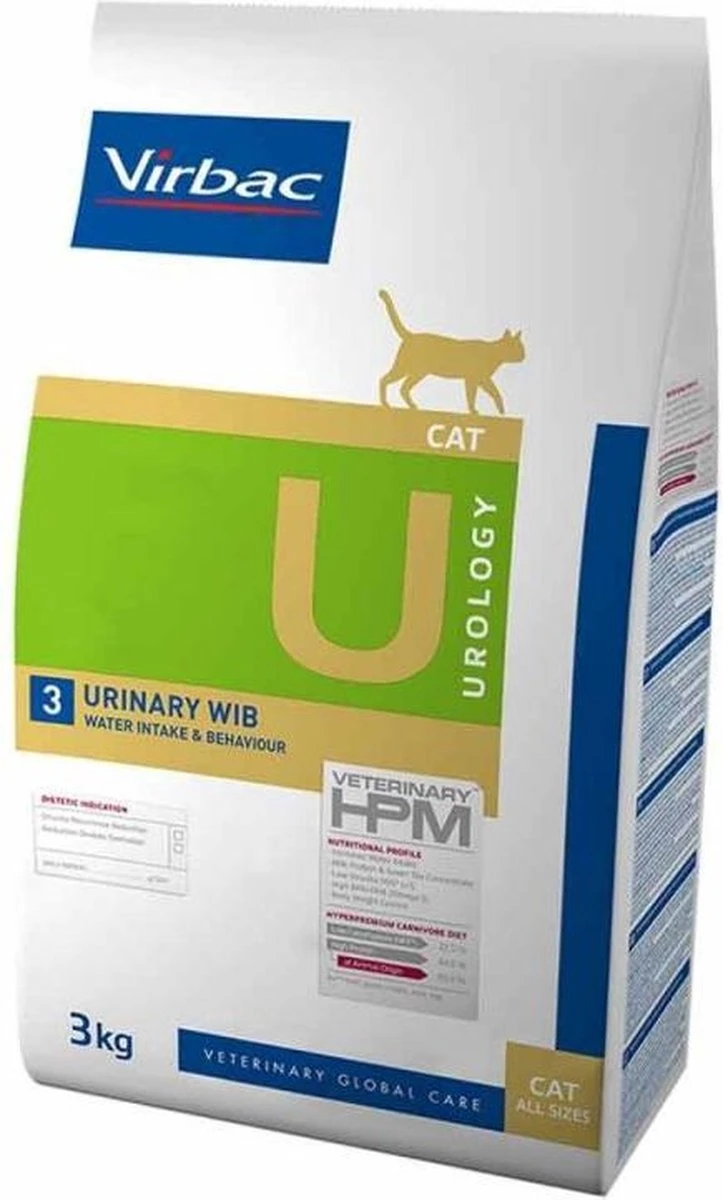 VIRBAC HPM Feline Urology Urinary WIB U3 3KG 2 VIRBAC HPM Feline Urology Urinary WIB U3 3KG - Afbeelding 2