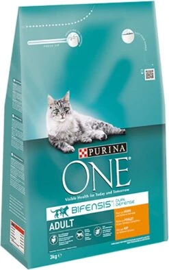 Purina ONE Adult - Kattenvoer Kip & Volkoren Granen - 3kg -Kattenbenodigdheden Winkel 753x1200 2