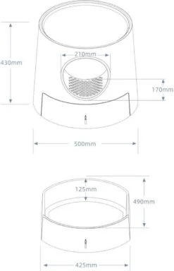 A Sunny Day Kattenbak Met Lade, Bedje En Krabplank - Inclusief Schepje - Design Kattenbak - Wit - Dichte Kattenbak - Kattenbak Gesloten 23 A Sunny Day Kattenbak Met Lade, Bedje En Krabplank - Inclusief Schepje - Design Kattenbak - Wit - Dichte Kattenbak - Kattenbak Gesloten -Kattenbenodigdheden Winkel 771x1200 4