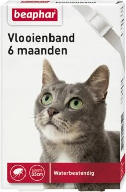 Beaphar Vlooienband - Wit - 1 Stuk -Kattenbenodigdheden Winkel 784x1200