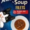 Felix Soup Tender Strips Met Rund, Kip & Lam - Katten Natvoer - 24 X 48g