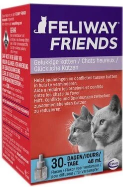 Feliway Friends - Navulling - 1 X 48 Ml - Anti-conflict Voor Katten -Kattenbenodigdheden Winkel 791x1200