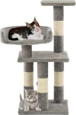 VidaXL Kattenkrabpaal Met Sisal Krabpalen 65 Cm Grijs 9 VidaXL Kattenkrabpaal Met Sisal Krabpalen 65 Cm Grijs -Kattenbenodigdheden Winkel 797x1200 4