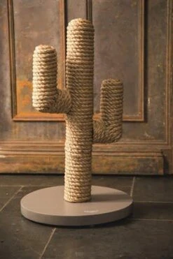 Designed By Lotte Houten Cactus - Krabpaal - Taupe - 35 X 35 X 60 Cm -Kattenbenodigdheden Winkel 798x1200 4