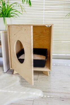 Catandwood Kattenhuis - Kattenbakcontainer - Kattenbak Ombouw - Hout -Kattenbenodigdheden Winkel 799x1200 1