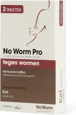 Exil No Worm Pro - Kat - 2 Tabletten -Kattenbenodigdheden Winkel 799x1200 4