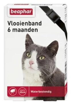 Beaphar Vlooienband Kat - Vlooienbestrijding - Zwart -Kattenbenodigdheden Winkel 810x1200 1