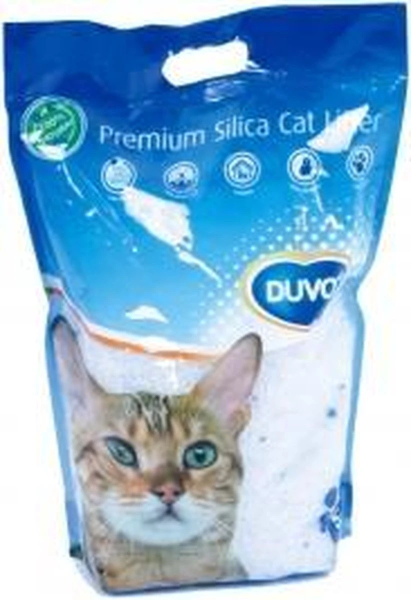 DUVO+ Silica Kattenvulling 6 X 5 Liter 2 DUVO+ Silica Kattenvulling 6 X 5 Liter - Afbeelding 2