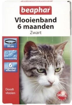 Beaphar Vlooienband Kat - Vlooienbestrijding - Zwart -Kattenbenodigdheden Winkel 823x1200 1
