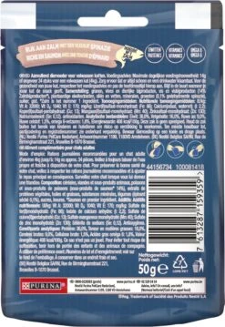 Felix Naturally Delicious Zalm & Spinazie - Kattensnacks - 8 X 50g -Kattenbenodigdheden Winkel 826x1200 2