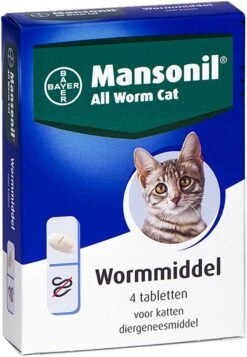 Mansonil All Worm Cat Ontworming - Kat - 4 Tabletten 19 Mansonil All Worm Cat Ontworming - Kat - 4 Tabletten -Kattenbenodigdheden Winkel 830x1200 2