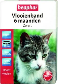 Beaphar Vlooienband Kat - Vlooienbestrijding - Zwart -Kattenbenodigdheden Winkel 840x1200