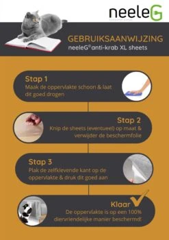 Merkloos Katten Anti Krab XXL Vellen - 10 Stuks - Met NeeleG Springveren - Meubelbescherming - Diervriendelijk - Geen Krabschade Aan Meubels - Bankbescherming - Enkelzijdig Klevend En Transparant - Zonder Punaises - Krabpaal - Anti Scratch - 30x45 CM -Kattenbenodigdheden Winkel 847x1200 1