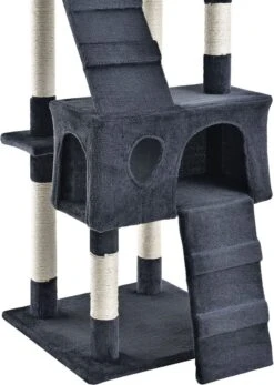 Merkloos Katten Krabpaal - Amy - Donkergrijs -Kattenbenodigdheden Winkel 855x1200 3