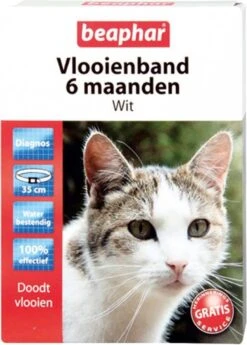 Beaphar Vlooienband - Wit - 1 Stuk -Kattenbenodigdheden Winkel 858x1200