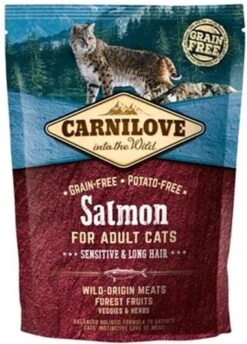 Carnilove Granenvrij Zalm Sensitive & Long Hair 6kg -Kattenbenodigdheden Winkel 861x1200 2