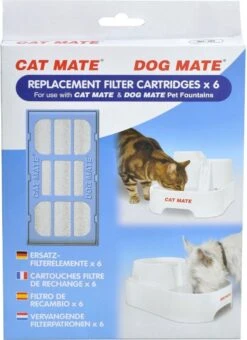 CAT MATE Drinkfontein Filterpatronen Multi Pack - 6 St. -Kattenbenodigdheden Winkel 871x1200 1