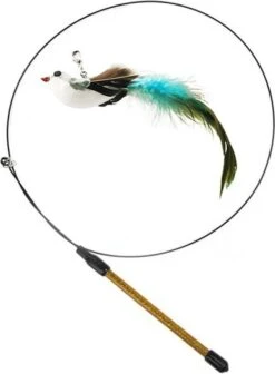 Kattenspeelgoed - Simulatie Vogel - Interactieve Grappige Kattenspeeltjes - Kattenhengel Met Zuignap + 4 Vogels + Een Kattenhengel GRATIS -Kattenbenodigdheden Winkel 883x1200 1