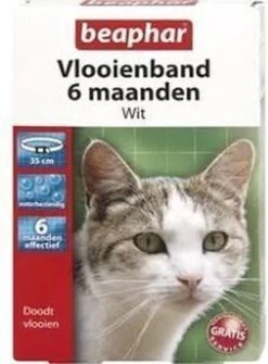 Beaphar Vlooienband - Wit - 1 Stuk -Kattenbenodigdheden Winkel 884x1200