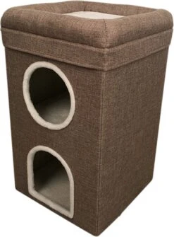 Adori Krabtoren Mimi - Krabpalen - 39x39x64 Cm Bruin -Kattenbenodigdheden Winkel 885x1200 2