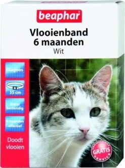 Beaphar Vlooienband - Wit - 1 Stuk -Kattenbenodigdheden Winkel 892x1200