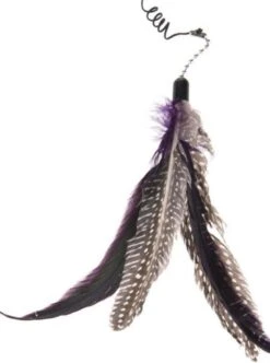 FUZLY - Kattenspeelgoed - Hengel Met Veer - +extra Veer - Kattenspeeltjes - Bewegend Kattenspeelgoed- Kattenspeeltjes Intelligentie - Kattenhengel - Kattenspeeltje Interactief -Kattenbenodigdheden Winkel 893x1200 2