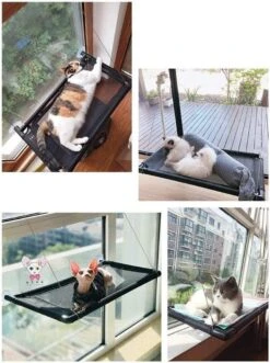 Kattenhangmat - Hangmat Kat- Kattenhangmat Raam – Kattenbed - Kattenhangmand - Kattenkussen -Kattenbenodigdheden Winkel 896x1200 1