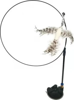 Kattenspeelgoed - Simulatie Vogel - Interactieve Grappige Kattenspeeltjes - Kattenhengel Met Zuignap + 4 Vogels + Een Kattenhengel GRATIS -Kattenbenodigdheden Winkel 898x1200 1