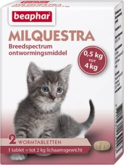 Beaphar Milquestra Kleine Kat/kitten - 0,5 Tot 4 Kg - 2 Tabletten -Kattenbenodigdheden Winkel 898x1200 2
