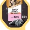 Sheba Sauce Lovers Katten Natvoer - Zalm - 22 X 85 Gr