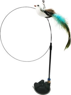 Kattenspeelgoed - Simulatie Vogel - Interactieve Grappige Kattenspeeltjes - Kattenhengel Met Zuignap + 4 Vogels + Een Kattenhengel GRATIS -Kattenbenodigdheden Winkel 903x1200 2