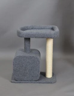 Katten Krabpaal Met Huisje | Grijs | 60 X 40 X 70 Cm Kattenboom Met Ligbed 11 Katten Krabpaal Met Huisje | Grijs | 60 X 40 X 70 Cm Kattenboom Met Ligbed -Kattenbenodigdheden Winkel 925x1200 2