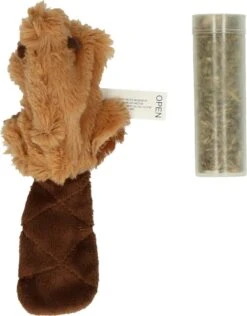 Kong Kat Catnip Bever - Speelmuis - Bruin - 3,8 X 4,5 X 4,2 -Kattenbenodigdheden Winkel 938x1200