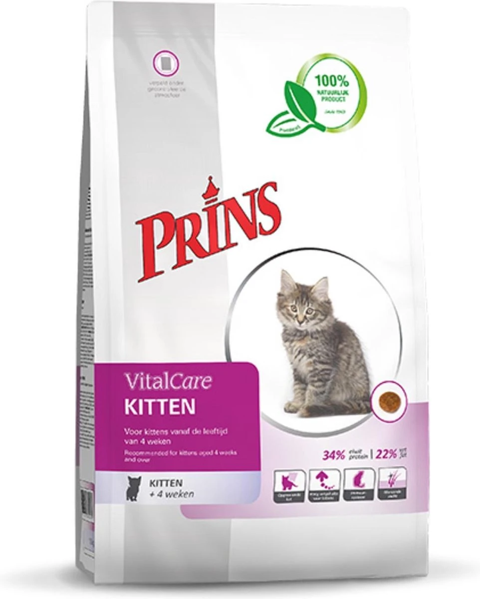 Prins VitalCare Kitten 10 Kg 1 Prins VitalCare Kitten 10 Kg
