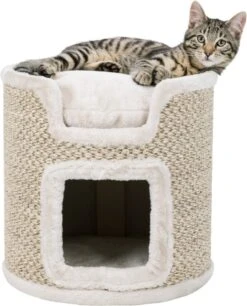 Trixie Krabton Ria Krabpaal Lichtgrijs/Natuur - 37X37X37 CM -Kattenbenodigdheden Winkel 968x1200 3