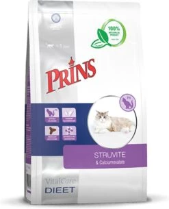 Prins VitalCare Dieetvoeding Struvite & Calciumoxalaat 5 Kg - Kat
