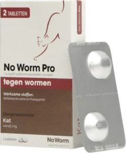 Exil No Worm Pro - Kat - 2 Tabletten -Kattenbenodigdheden Winkel 988x1200 1