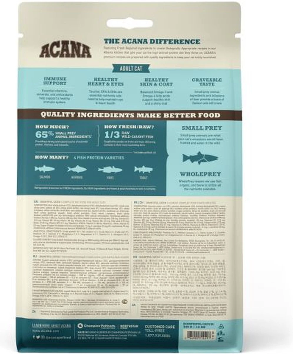 Acana Cat Bountiful Catch 4,5 Kg - Kat 6 Acana Cat Bountiful Catch 4,5 Kg - Kat - Afbeelding 6