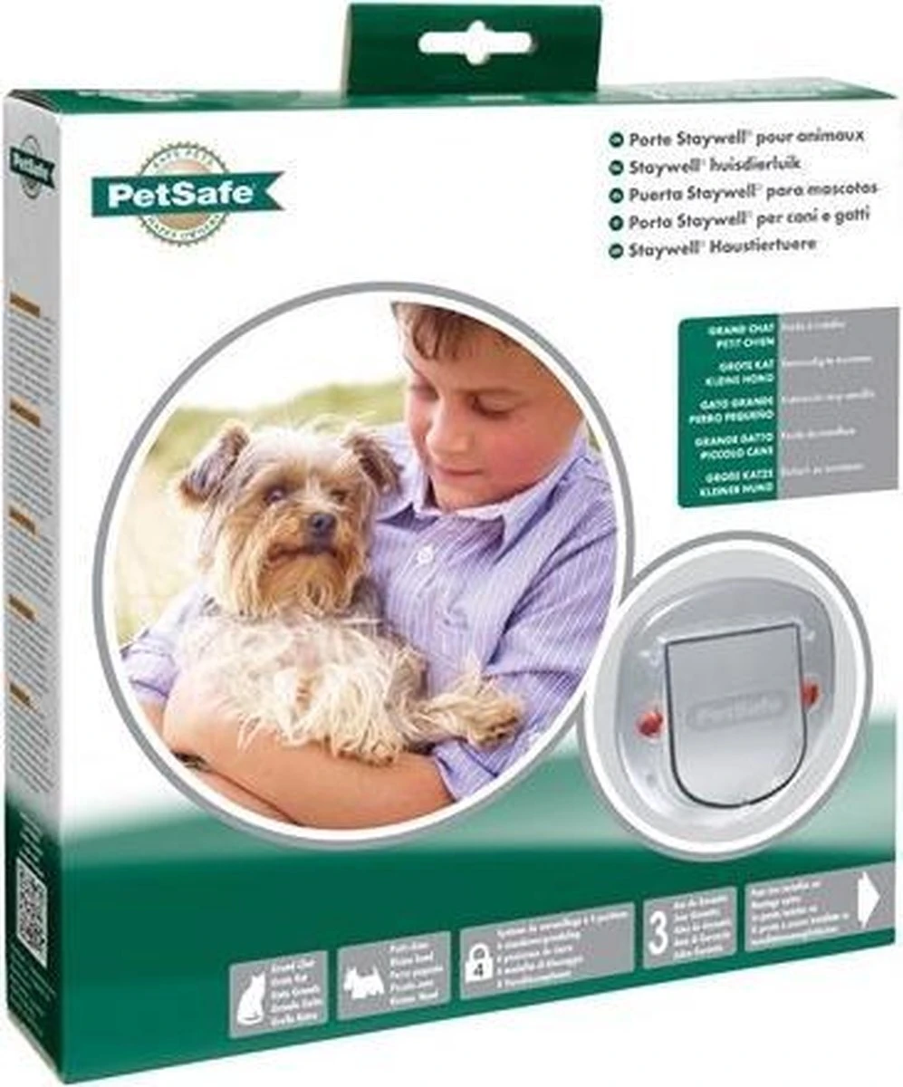 Petsafe 200 Kattenluik - Wit - L - 29,4 X 29,5 X 5 Cm 13 Petsafe 200 Kattenluik - Wit - L - 29,4 X 29,5 X 5 Cm - Afbeelding 13