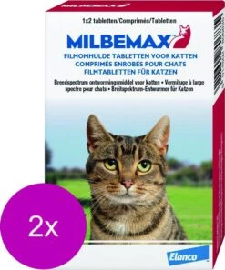 Elanco Milbemax Kat - Anti Wormenmiddel - 2 X 2 Tab 2-8kg -Kattenbenodigdheden Winkel 998x1200 3